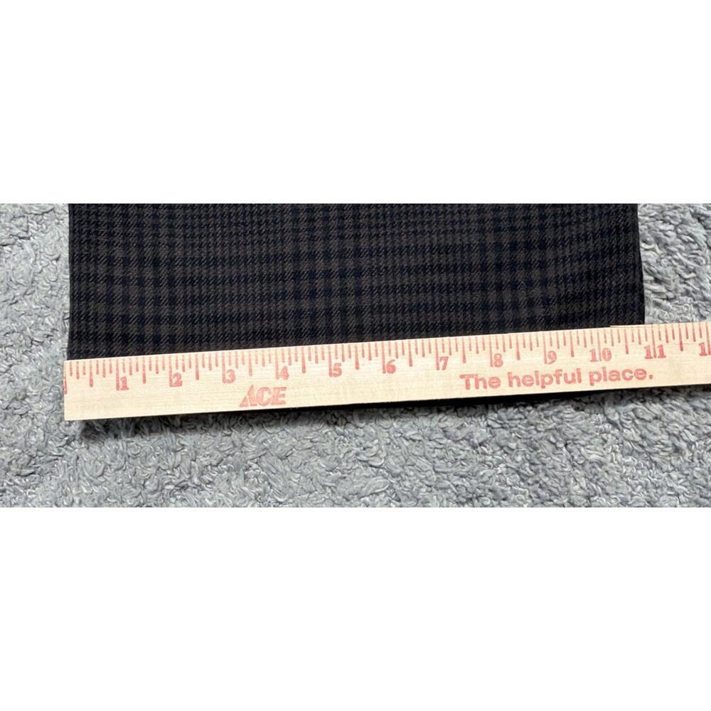 Gap High Rise Wide Leg Pants Black Plaid Womens 4 Long Twill Stretch Trouser NWT - Picture 7 of 10